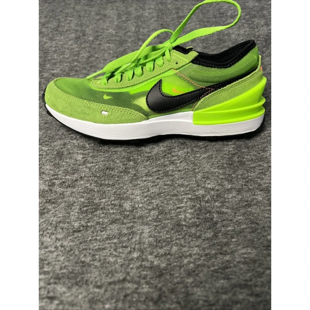 Nike‎ Waffle One Electric Green Shoes/Sneakers DC0481-300- SZ 4Y Womens 5.5